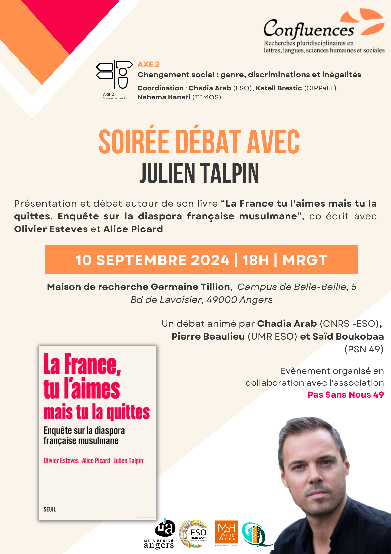 Soirée débat Julien Talpin 100924